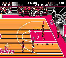 Tecmo NBA Basketball gameplay screenshot